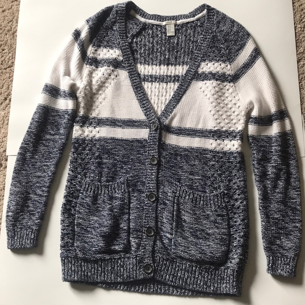 Long sleeve oversized button down sweater